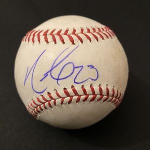 Nationals Rangers Rays Mariners Nelson Cruz autograph signed baseball